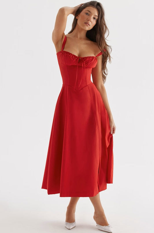 MIA | Robe Corset Fendue