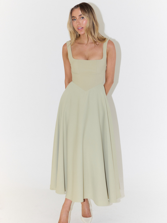 BELLE | Robe Midi Corset